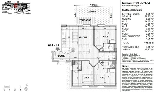 Appartement T4 de Standing - Jardin & Terrasse