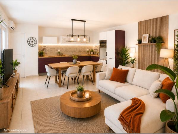 MONTELIMAR (26 200) - Appartement à vendre T4 récent 85 m² - Terrasse plein sud 19 m² - Garage fermé - DPE A