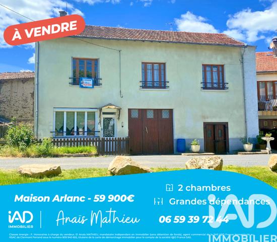 Maison à vendre 3 pièces 73 m² Arlanc