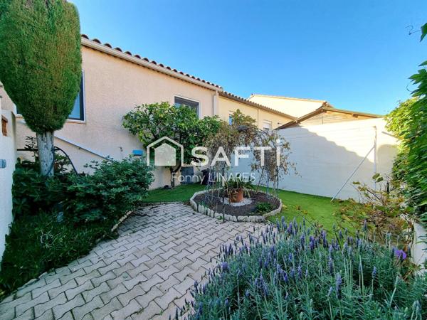 Villa de plain-pied, 3 chambres, garage, jardin