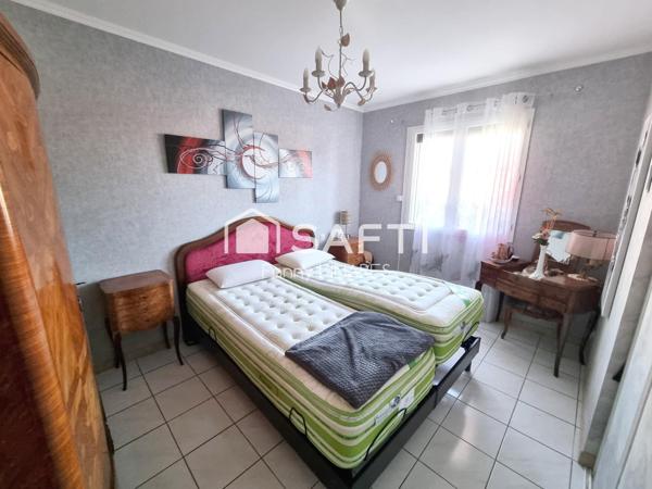 Villa de plain-pied, 3 chambres, garage, jardin