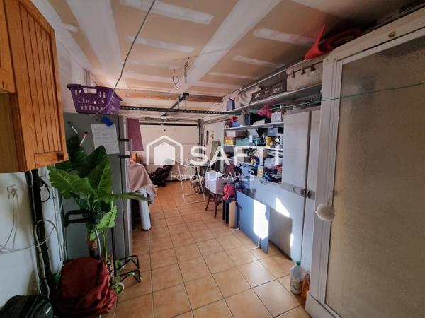 Villa de plain-pied, 3 chambres, garage, jardin