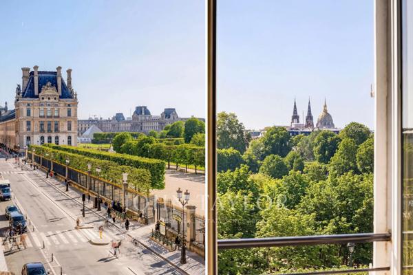 Appartement d'exception rue de Rivoli avec vues époustouflantes