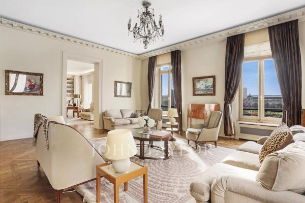 Appartement d'exception rue de Rivoli avec vues époustouflantes