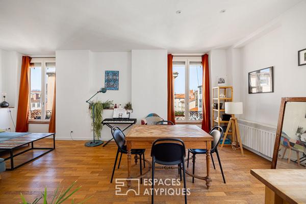 Duplex inversé au coeur du quartier Saint Louis