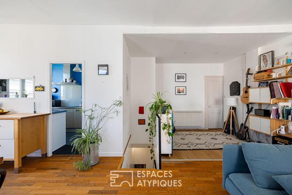 Duplex inversé au coeur du quartier Saint Louis