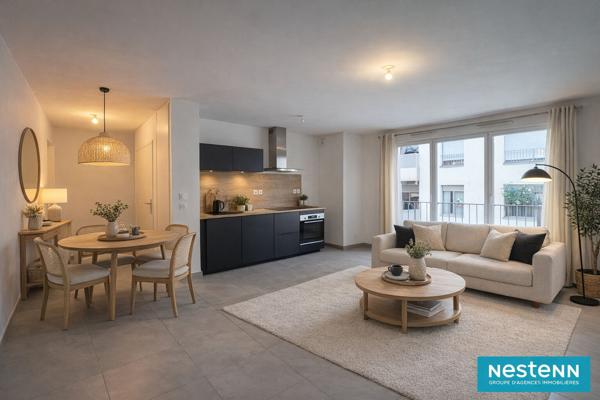 INVESTISSEMENT - STUDIO de 29.42m² avec cave et garage fermé en sous-sol situé à Vaulx-en-Velin Centre