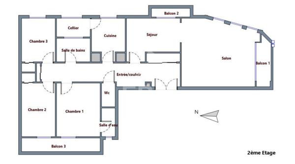 Appartement 5 pièces à vendre à Tarbes