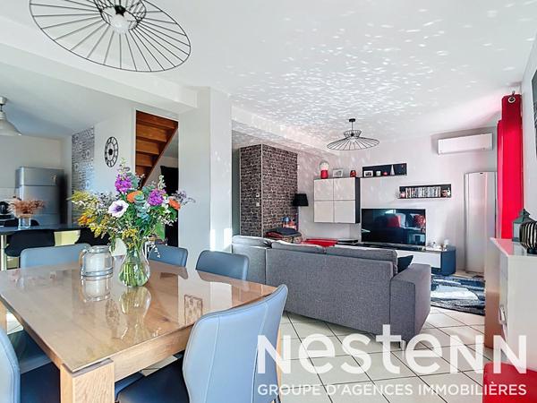 MAISON FAMILIALE A VENDRE - RILLIEUX-LA-PAPE - QUARTIER POLYCLINIQUE - 103 m² 4 CHAMBRES - JARDIN - GARAGE