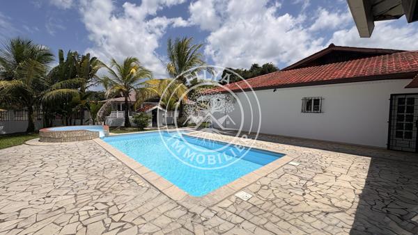 Maison T6 avec piscine, carbets et T2 indépendant – MATOURY
