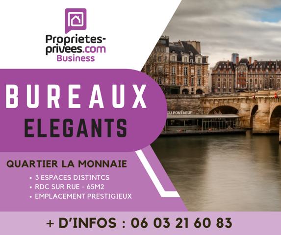 Local professionnel atypique à deux pas du Pont Neuf pour professions libérales ou showroom
