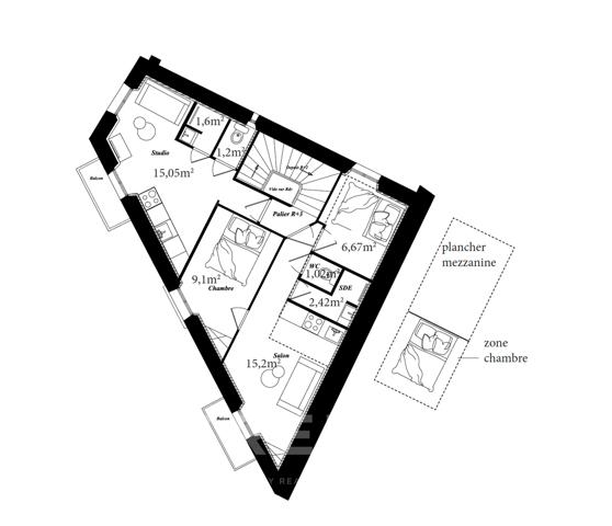 EXCLUSIVITE Immeuble Le Cannet Mairie