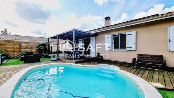 À vendre – Maison de plain-pied avec piscine à Parentis-en-Born