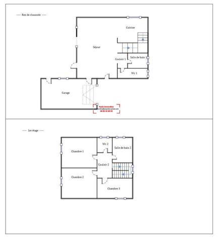 Maison 4 pièces de 94 m² - Quartier Beaumont 13012
