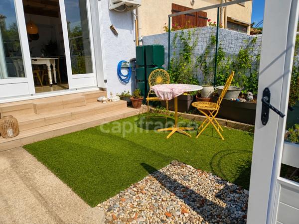 Rarissime à Portiragnes village – Maison traversante 3 pièces 60 m² avec 2 terrasses, DPE B