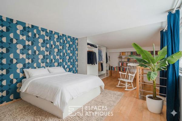 Appartement atypique avec terrasses sur cour