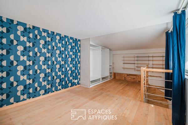 Appartement atypique avec terrasses sur cour