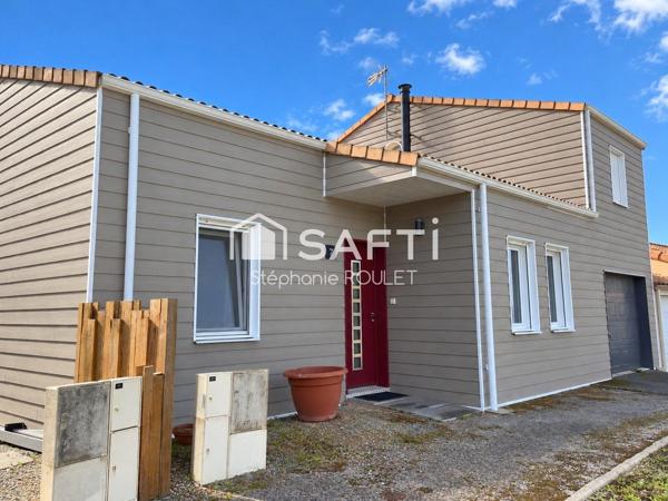 EXCLUSIVITÉ – CHANTONNAY (85110) – MAISON OSSATURE BOIS DE 106 M² – 4 CHAMBRES