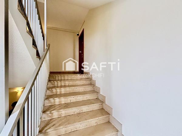 calme, sécurisé, gare et commerces à pied,