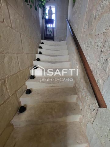 Maison de caractère, atypique, cave et jardin