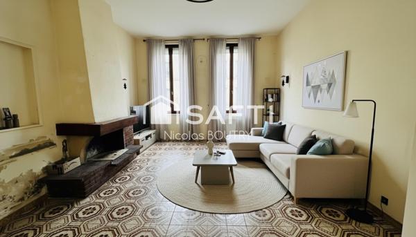 Maison 3 chambres avec cour et garage à Bohain