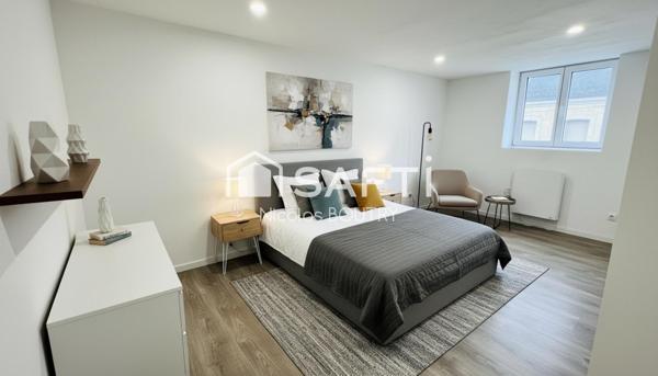 Maison 3 chambres avec cour et garage à Bohain