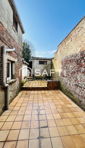 Maison 3 chambres avec cour et garage à Bohain