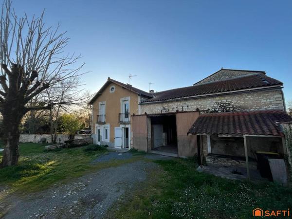 Maison à rénover sur Mansle les fontaines