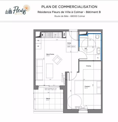 Vente Appartement 2 pièces 46 m2 à Colmar