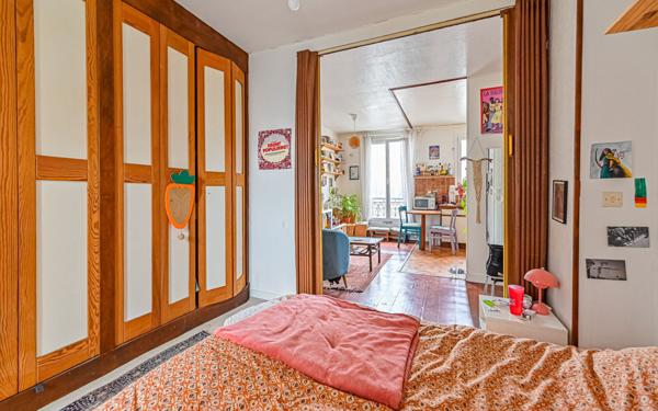 Appartement à vendre    2 pièces • 29,48 m2 Paris 20