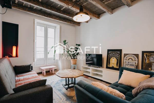 T3 duplex de charme - Traversant - rue des Carmes