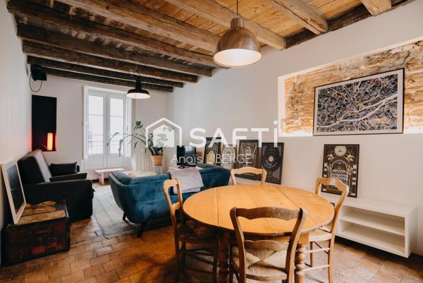 T3 duplex de charme - Traversant - rue des Carmes