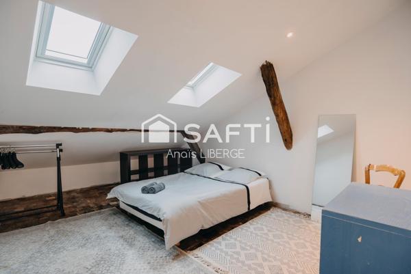 T3 duplex de charme - Traversant - rue des Carmes