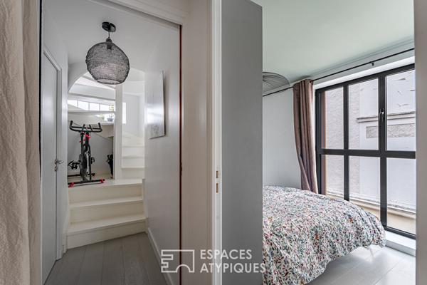 Triplex contemporain meublé avec toit-terrasse au coeur de Boulogne