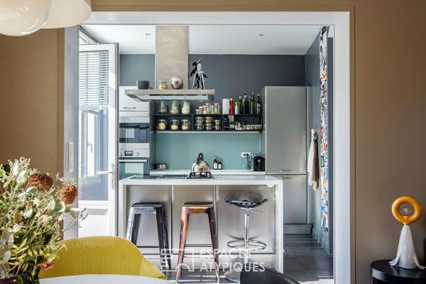 Maison de ville au charme de l’ancien revisité, à deux pas des Halles