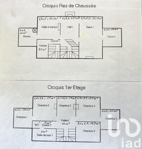 Maison à vendre 13 pièces 455 m² Bayeux
