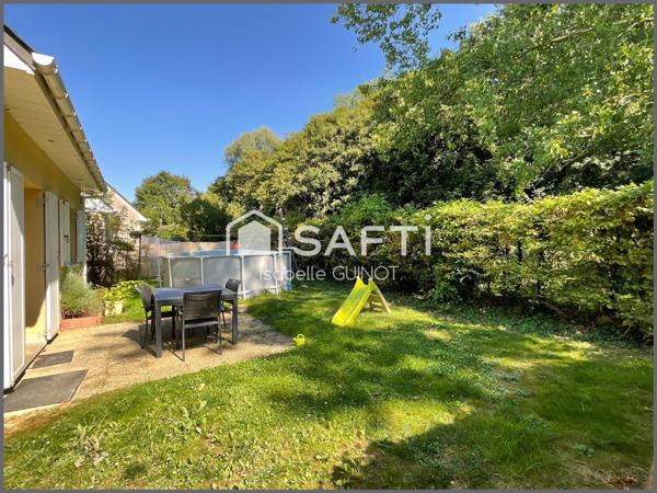 Charmant pavillon familial, 3 chambres, garage et jardin