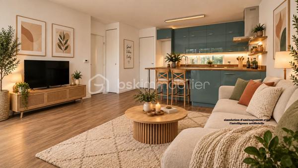 Appartement F3 en rez-de-chaussée – Résidence récente
dans un village agréable à seulement 9 minutes de Claye-Souilly, à découvrir, appartement de type F3 situé en rez-de-chaussée d’une résidence récente.
Entièrement de plain-pied, cet appartement offre un agencement fonctionnel et confortable.
Il se compose d'une entrée avec placards, d’un séjour avec une cuisine américaine, l'ensemble ouvrant sur une terrasse et un jardinet. Le coin nuit se compose de deux chambres ainsi que d’une salle de bains.Une place de parking privative complète ce bien.
Vous apprécierez son emplacement dans un environnement calme et pratique, au sein d’un village disposant de commerces de proximité et d’écoles.
Idéal pour un premier achat, un couple, une petite famille ou un investissement locatif.
les 5 premières photos sont un exemple d'aménagement généré avec l'intelligence artificielle.