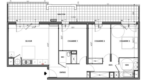 Appartement T4 d'Exception au Dernier Étage : Vivez La Londe-les-Maures  83250
