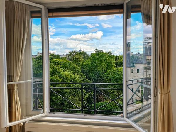 APPARTEMENT 4 PIECES TRAVERSANT AU 5E ETAGE VUES PARC