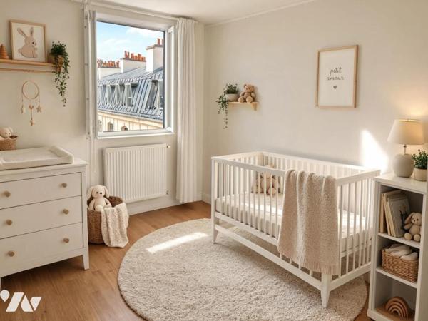 APPARTEMENT 4 PIECES TRAVERSANT AU 5E ETAGE VUES PARC