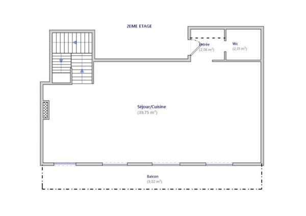 EXCLUSIVITE - 75014- Daguerre - Comme une Maison - Duplex aux derniers étages - balcon - sud 