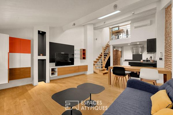 Appartement contemporain en duplex à Toulouse