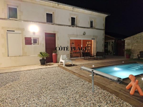 Royan (17200) ROYAN Élégante Maison Charentaise rénovée avec piscine dépendances proche centre-ville au prix de 699.500€ HAI