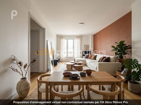 Vente
                Appartement63 m² - 3 Pièces -
                    PARIS (75013)