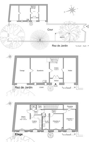 À VENDRE - Maison de ville T4 avec cour intérieure et dépendances – Bourg-Saint-Andéol (07700)