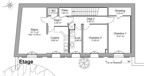 À VENDRE - Maison de ville T4 avec cour intérieure et dépendances – Bourg-Saint-Andéol (07700)