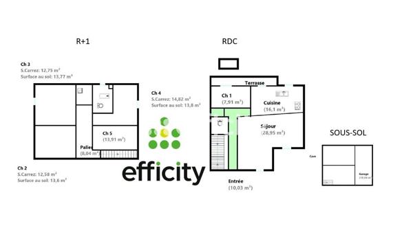Maison
         5 pièces
        - 135 m² 449 500 € *