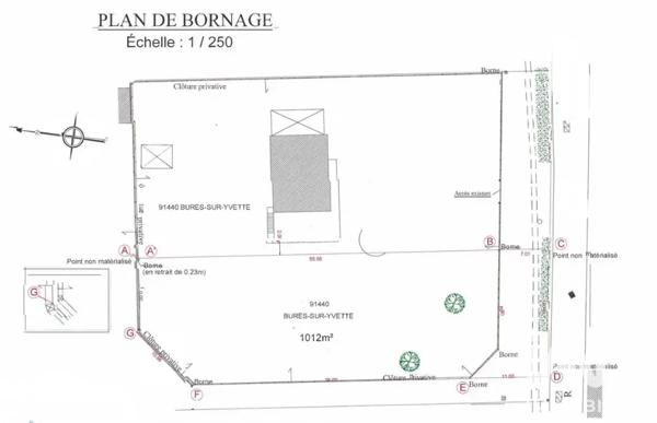 Terrain à vendre 1 012 m² Bures-sur-Yvette