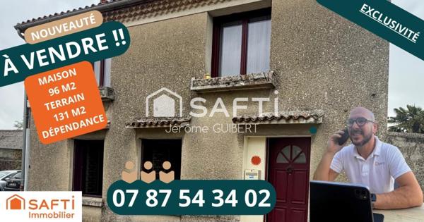 Maison de ville de 96 m² avec dépendance